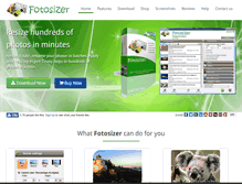 Tablet Screenshot of fotosizer.com